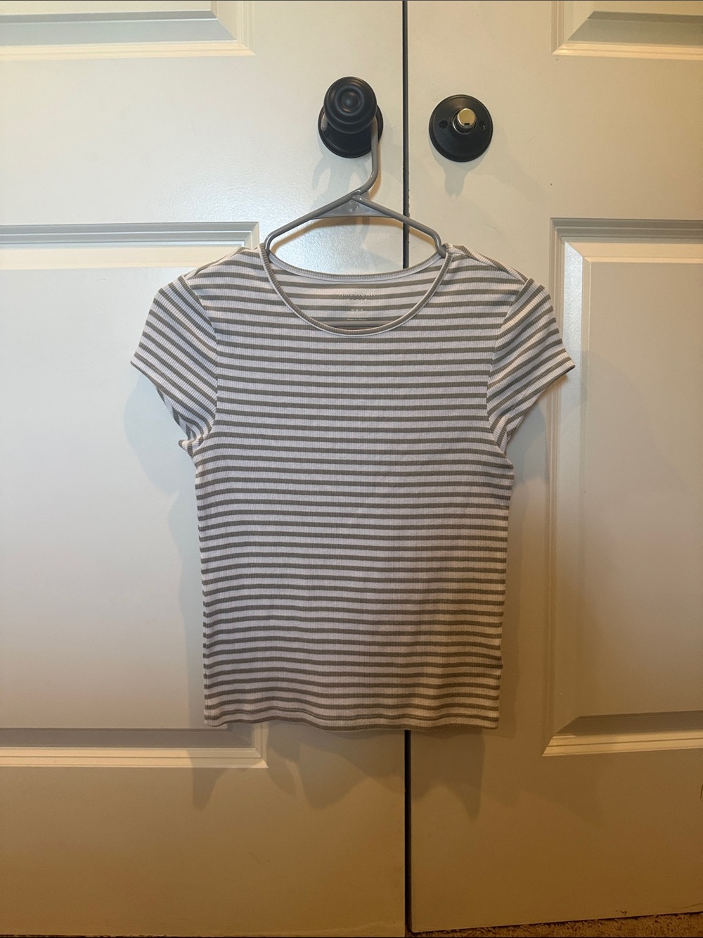 American Eagle Striped Shirt-M
